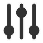 Adjustments SVG Icon